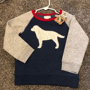 MudPie NWT puppy sweatshirt 2T/3T